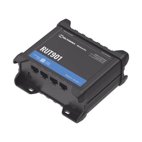 Router LTE dual SIM, 4 puertos Ethernet, conectorizado, Bandas B1, B2, B3, B4, B5, B7, B8, B28, B66
