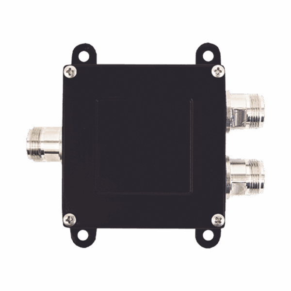 Separador TAP -7 dB con rango de frecuencia de 700 a 2500 MHz. Ideal para separar las antenas a diferentes longitudes de cable coaxial. 50 Ohm. Conectores N Hembra.