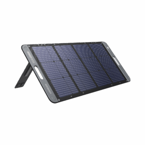 Panel Solar Plegable 100W / Recomendado para el Power Station Portable de 600W UGREEN /  Alta Eficiencia de Conversión / Alineación Inteligente de la Luz Solar / Resistente Al Agua Y Duradero / Incluye Cable XT60 Macho a Macho 2m.