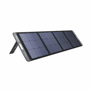 Panel Solar Plegable 200W / Recomendado para el Power Station Portable de 1200W UGREEN /  Alta Eficiencia de Conversión / Alineación Inteligente de la Luz Solar / Resistente Al Agua y Duradero / Incluye Cable XT60 Macho a Macho 2m.