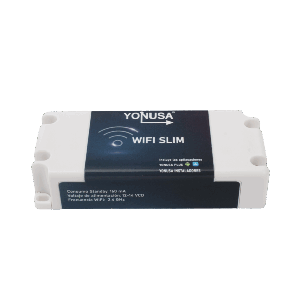Modulo WIFI SLIM para uso en Energizadores YONUSA / Aplicación sin costo / Botón de Pánico