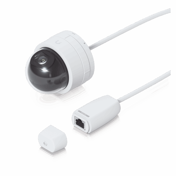 Cámara IP UniFi G5 Domo Ultra, de bajo perfil para interior, 2K (4MPX), ángulo amplio 102.4°, visión nocturna IR hasta 20 mts, detección de eventos, para pared o techo