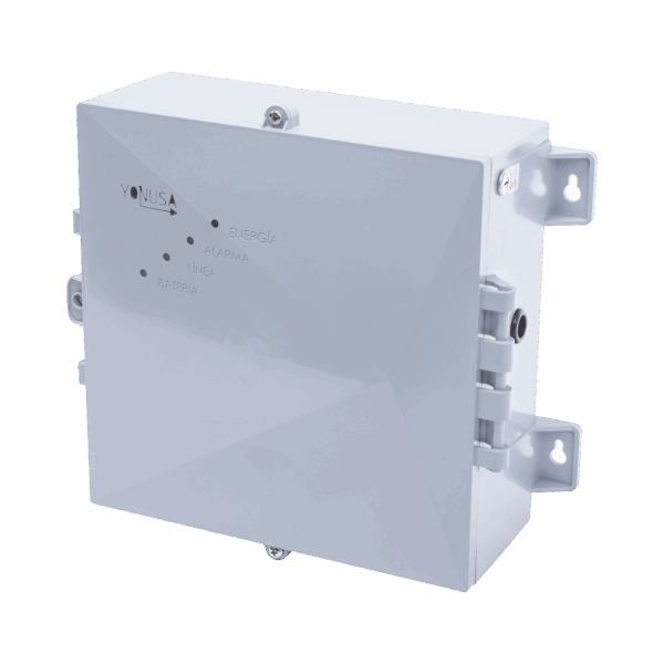 Energizador con tecnología SMT de 12,000Volts-1Joule/ 2500Mts Lineales de Protección / Cercas Electrificadas