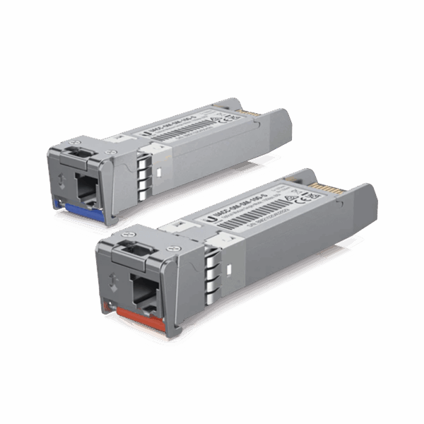 UFiber Módulo SFP+, transceptor MiniGibic MonoModo 10 Gbps, distancia 10 km, un conector LC. Incluye 2 piezas