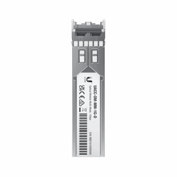 UFiber Módulo SFP, transceptor MiniGibic MultiModo 1.25 Gbps, distancia 550m, conectores LC, paquete de 2 piezas