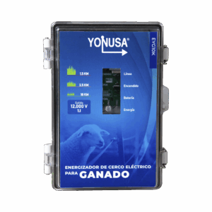 Energizador para Ganado 10,000Volts-2JOULES/ 25,000 metros lineales de protección / Cercas Electrificadas