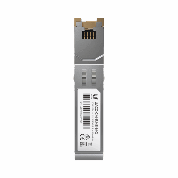 UFiber Tranceptor convertidor de SFP+ a RJ45, velocidades 10/5/2.5/1G