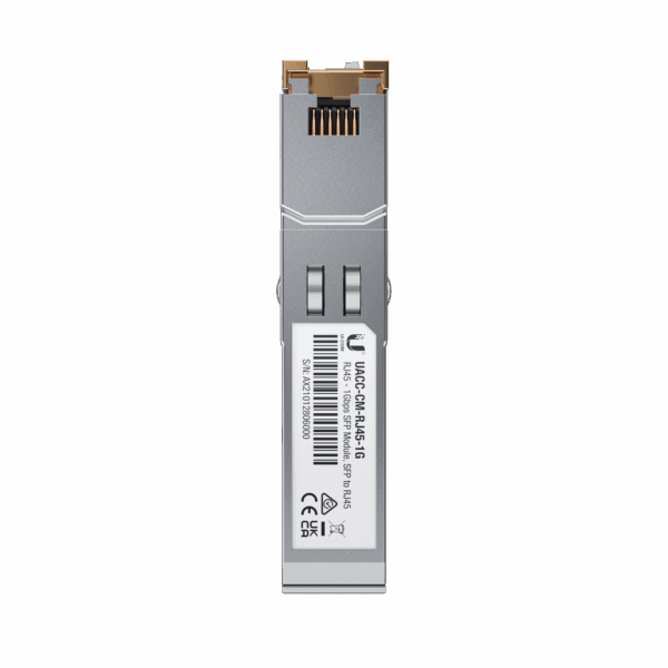 UFiber Módulo de fibra SFP convertidor a cobre RJ45 10/100/1000 Mbps, distancia hasta 100 m