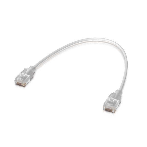 Pack de 24 Patchcords UniFi Etherlighting™ de 15 cm, hasta 2.5G / Conector RJ45 transparente para mejores efectos de luz con Switches USW PRO MAX