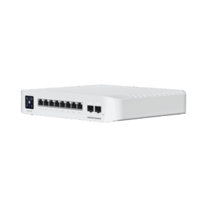 Switch UniFi Pro 8 PoE Administrable Capa 3, 8 puertos GbE / (6) puertos POE+ af/at y (2) puertos POE++ 802.3bt / (2) puertos SFP+ 10G / 120W de presupuesto POE
