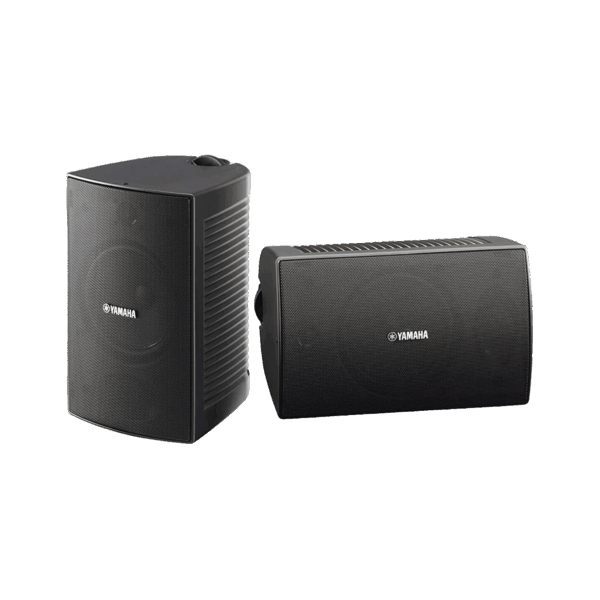 Altavoz de Montaje en Pared | 2 vias | Woofer 4" | Tweeter 1" | IPX3 | 8 ohms | 70/100V | Color Negro | Par