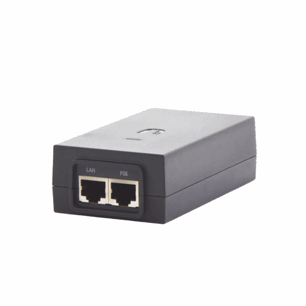 Adaptador PoE Ubiquiti de 50 VDC, 1.2 A puerto Gigabit para equipos airFiber