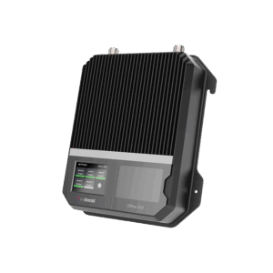 Amplificador Office 200 para 4G, 3G, 2G y llamada VoLTE y convencional. Especial para personalizarlo con antenas, cables y accesorios de acuerdo al requerimiento de la instalación. Puede cubrir áreas de hasta 4300 Metros Cuadrados