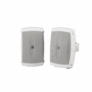 Altavoces de Montaje en Superficie de 2 vias | Woofer 5 in, Tweeter 0.5 in | Semi-Exterior, 6 ohms | Par Color Blanco