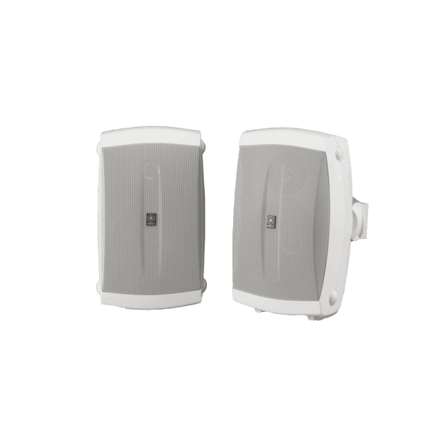 Altavoces de Montaje en Superficie de 2 vias | Woofer 5 in, Tweeter 0.5 in | Semi-Exterior, 6 ohms | Par Color Blanco