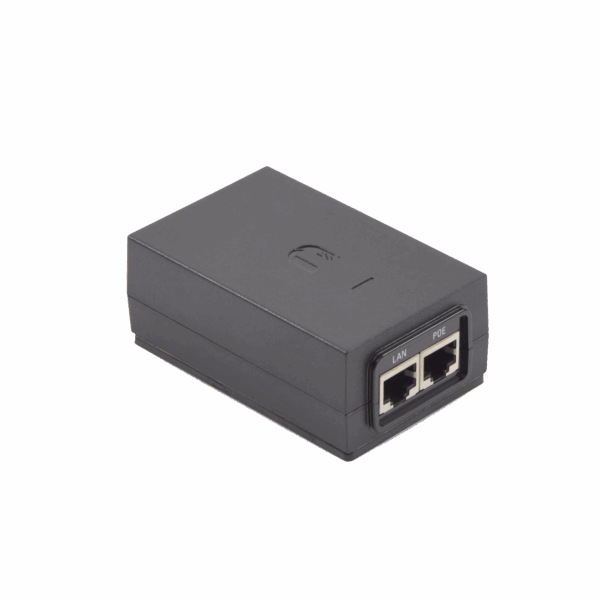 Adaptador PoE Ubiquiti de 24 VDC, 1.0 A Puerto Fast Ethernet