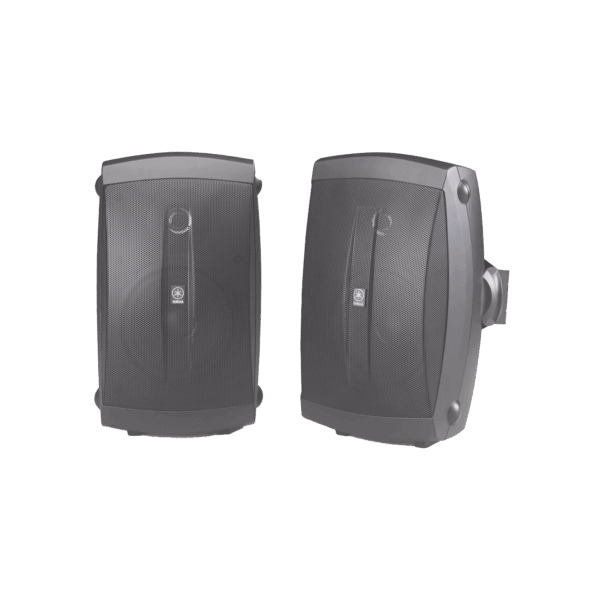Altavoces de Montaje en Superficie de 2 vias | Woofer 5 in, Tweeter 0.5 in | Semi-Exterior, 6 ohms | Par Color Negro