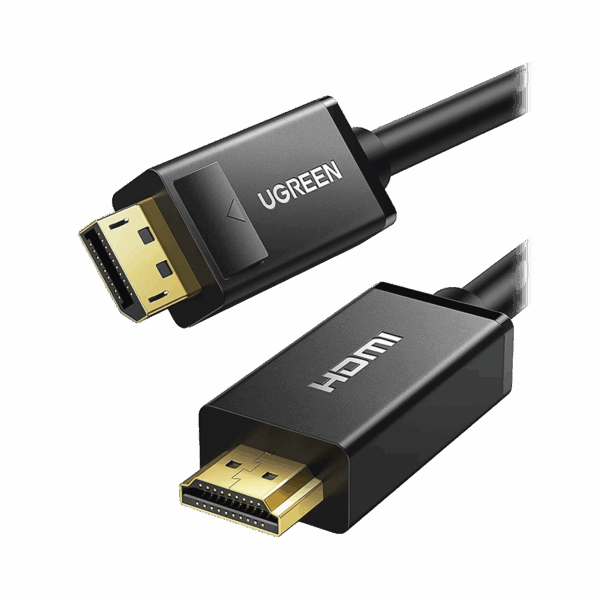 Cable DP Macho a HDMI Macho / Longitud 1.50 m / Soporta 4K@30Hz / Soporta 3D / Cobre Estañado 28AWG / Blindaje interno múltiple / Transmisión Unidireccional / Botón de Liberación / Chip de Última Generación