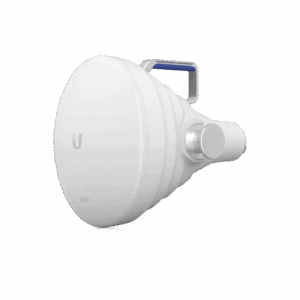 Antena Sectorial 30° tipo Horn para Multipunto, 19.5 dBi. Rango extendido 5.15 – 6.875 GHz. Alto aislamiento al ruido. Compatible solo con AF5XHD, RP5ACGEN2 y LTURocket