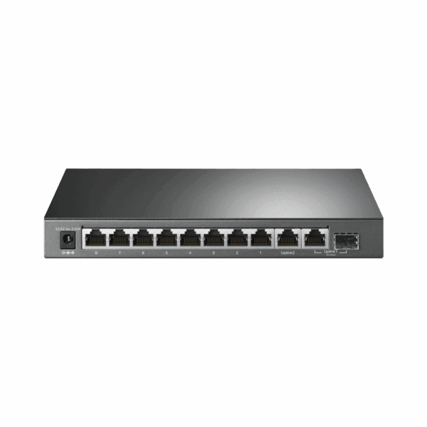 Switch PoE+ No Administrable De Escritorio 10 Puertos / 8 puertos 10/100/1000 Mbps PoE af/at Inteligiente / Presupuesto 123 W / Modo Extendido hasta 250 metros