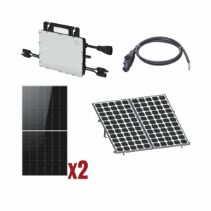 Kit Solar Interconexion  / 1kW  220Vca / Microinversores HOYMILES / Montaje Incluido