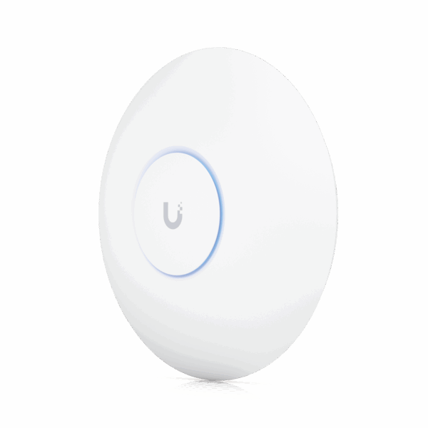 Access Point UniFi U7 Pro Max con 8 streams espaciales, para techo, tribanda (2.4/5/6GHz) / radio dedicado a escaneo espectral, puerto 2.5 GbE / +500 clientes / POE+ No incluido/ Para alta densidad para escenarios exigentes
