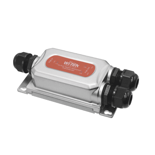 Extensor PoE para exterior / Entrada PoE de 90W y 2 salidas PoE de 60W y 30W / Protección IP68 / Ideal para Aplicaciones de CCTV