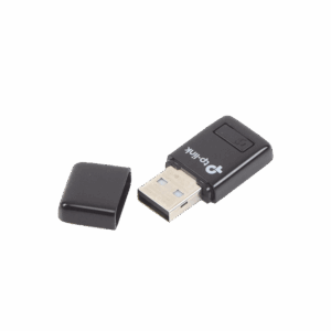 Mini Adaptador USB inalámbrico N 300 Mbps 2.4 GHz con 1 antena interna