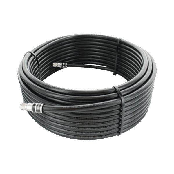 Jumper Coaxial con Cable Wilson-RG11 | Conector F Macho en los extremos | 22.86 metros de longitud.