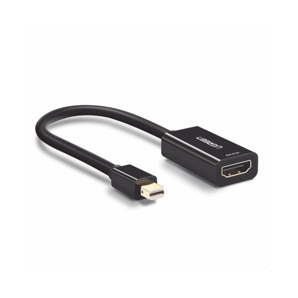 Convertidor Mini Display Port a HDMI / 4K@30Hz / Thunderbolt / Blindaje interno múltiple /  Carcasa ABS / Longitud de 25 cm