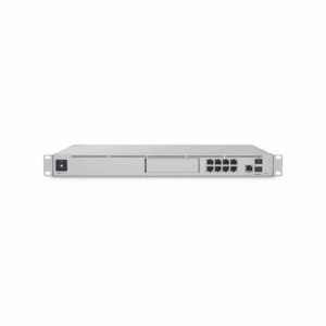 UniFi OS Console: Dream Machine Special Edition, 8 puertos LAN RJ45 con POE, 1 LAN SFP+, 1 WAN 2.5G RJ45  y 1 WAN SFP+, 128 GB de memoria interna. Todas las aplicaciones UniFi integradas