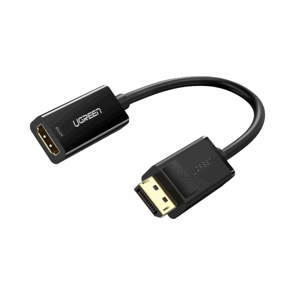 Convertidor DisplayPort a HDMI 4K| 3D | HDR | Blindaje interno | Botón Liberador | Carcasa de ABS | Plug & Play | CE, FCC, RoHS | Cable de 25 cm.