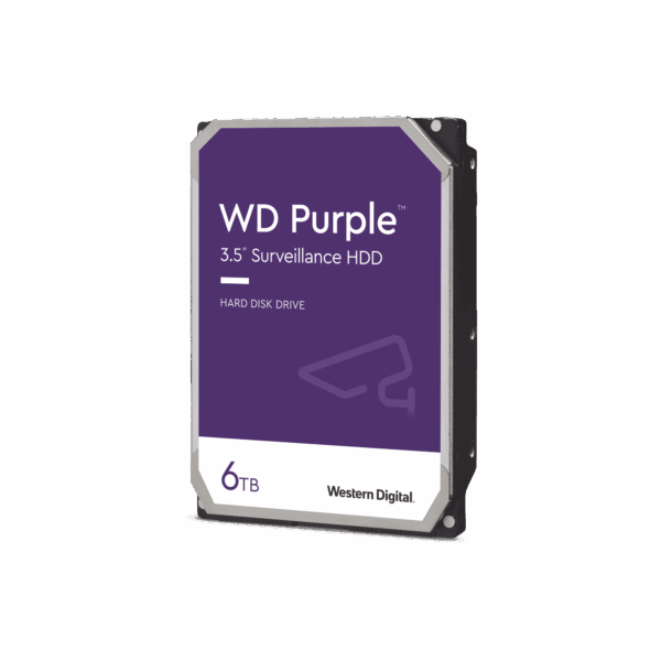 Disco Duro PURPLE de 6TB / 3 AÑOS DE GARANTÍA / Para Videovigilancia