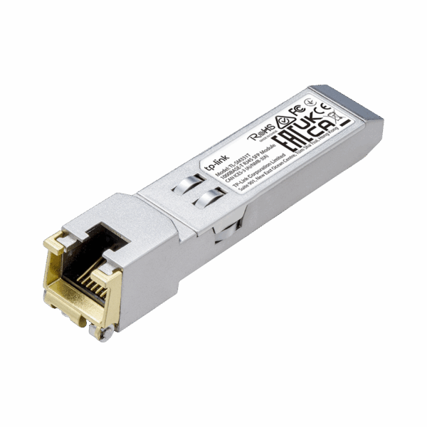 Transceptor mini-GBIC SFP RJ45 / Admite 1000BASE-T / Hasta 100 metros / Conector RJ45 (1G)