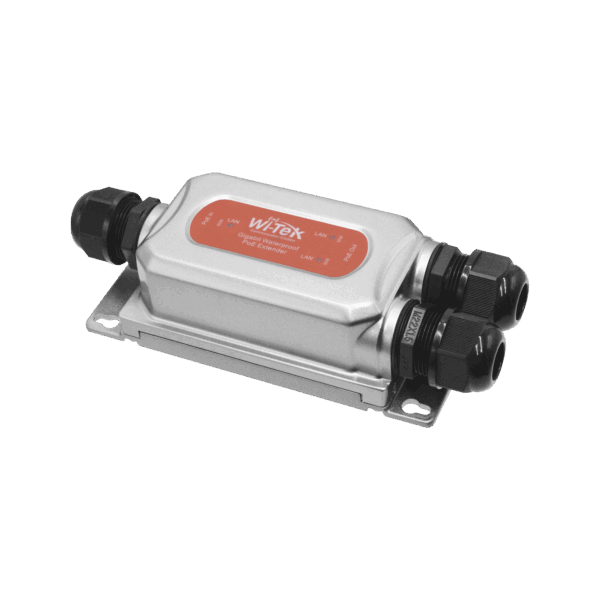 Extensor PoE para exterior / Entrada PoE de 60W y 2 salidas PoE de 30W / Protección IP68 / Ideal Para Aplicaciones de CCTV