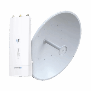 Airfiber Kit AF5X-HD con Antena Fiber 34 dBi Slant-45
