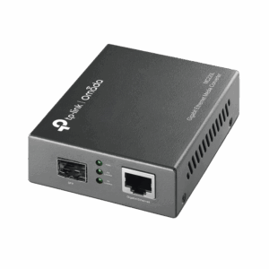 Convertidor Fibra Óptica Monomodo o Multimodo / 1 Puerto SFP 1000 Mbps / 1 Puerto RJ45 10/100/1000 Mbps / Plug and Play