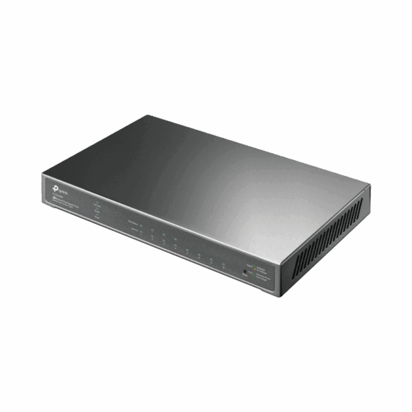 Switch PoE JetStream SDN Administrable 8 puertos 10/100/1000 Mbps, 4 puertos PoE, 62W, administración centralizada OMADA SDN