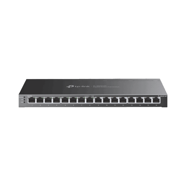 Switch Omada SDN Administrable 16 puertos 10/100/1000 Mbps / 8 Puertos PoE Inteligente af/at / Administración centralizada OMADA SDN / Presupuesto PoE 120W