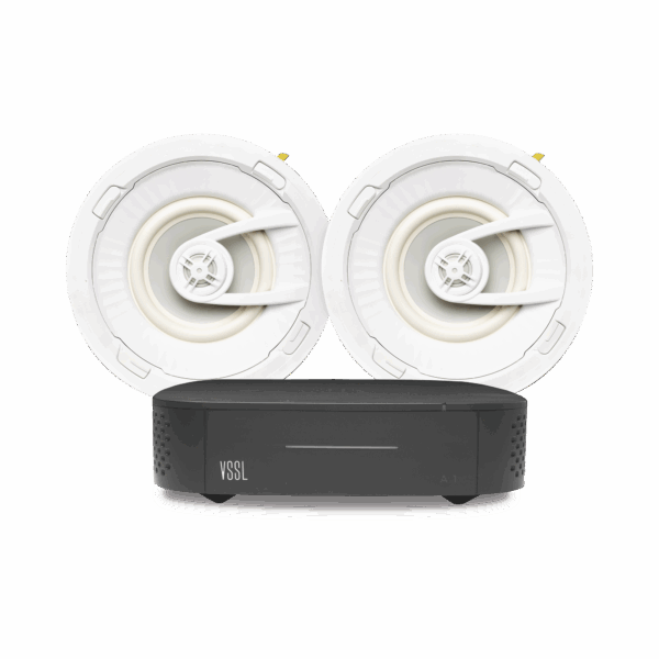 KIT Amplificador VSSL A1X | 2 Bocinas para Plafón de 7in TruAudio G72