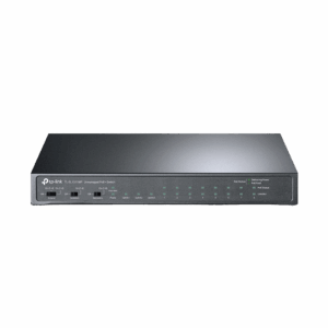 Switch PoE+ No Administrable De Escritorio 11 Puertos / 8 puertos 10/100 Mbps PoE af/at Inteligiente / Presupuesto 124 W / Hasta 250 metros