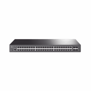 Switch Omada SDN Administrable / 48 puertos Gigabit y 4 puertos SFP / Funciones sFlow, QinQ y QoS / Administración centralizada OMADA