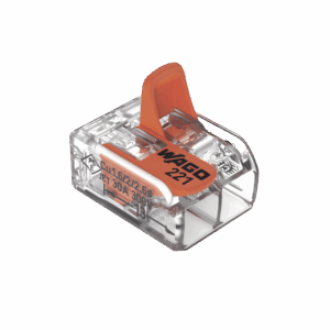 Conector de empalme compacto para todo tipo de conductores transparente 2 conectores  CAL 20 a 10