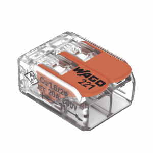 Conector Compacto para 1 Cable de Entrada 1 Cable de Salida / Cables Compatibles 28AWG-12AWG