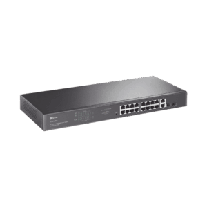 Switch no administrable de 16 puertos 10/100/1000Mbps y PoE af/at, 2 puertos SFP hasta 250W.
