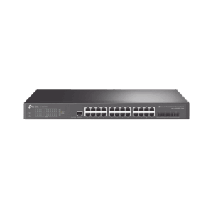 Switch Omada SDN Administrable / 24 puertos Gigabit y 4 puertos SFP+ / Funciones sFlow, QinQ y QoS / Administración centralizada OMADA