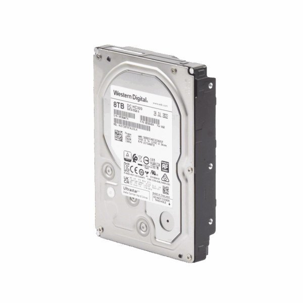 Disco Duro Enterprise 8 TB / Wester Digital (WD) / Serie Ultrastar / Recomendado para Data Center y NVRs de Alta Capacidad / Alto Performace