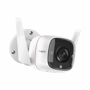 Cámara IP Wi-Fi para exterior, 3 megapixel, audio doble vía, visión nocturna, notificación Push, acepta memoria Micro SD de para grabación.