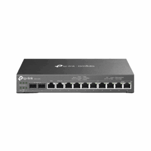 Router Omada VPN / SDN Multi-WAN 1G / Switch con PoE y Controlador  / 2 puerto WAN/LAN SFP 1G / 1 Puerto RJ45 WAN / 1 Puerto WAN/LAN RJ45 / 8 Puertos PoE+ LAN RJ45 /  24,980 Sesiones Concurrentes / Administración por Controlador Omada o Stand-Alone