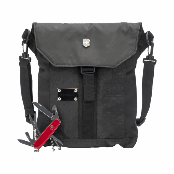 Paquete Victorinox de Mochila ADVENTURE TRAVELER DELUXE y Navaja CLIMBER de 14 Funciones.